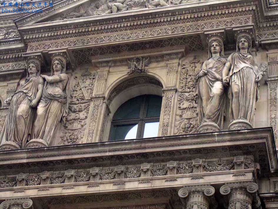 法國羅浮宮外雕像-03.jpg